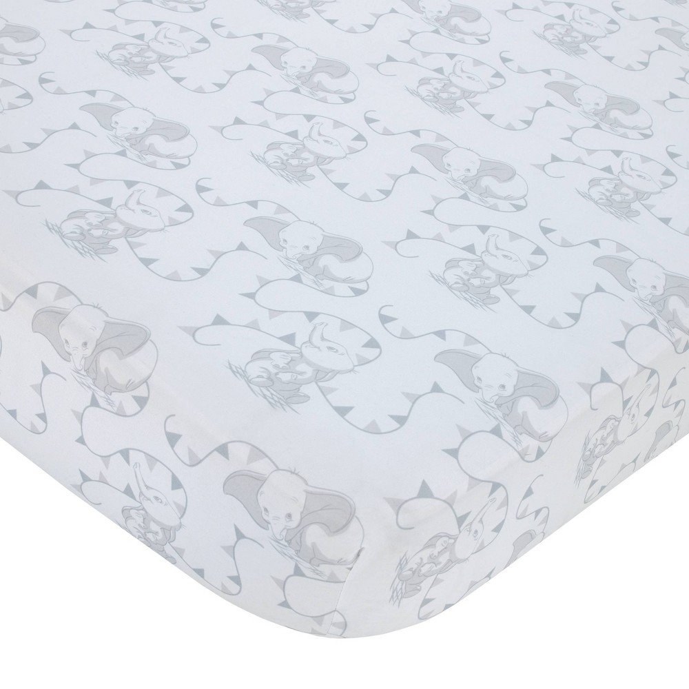 Photos - Bed Linen Disney Dumbo Hello Baby Fitted Crib Sheet