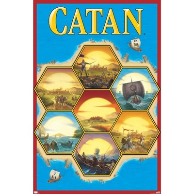 Trends International Catan - Grid Cover Unframed Wall Poster Prints ...