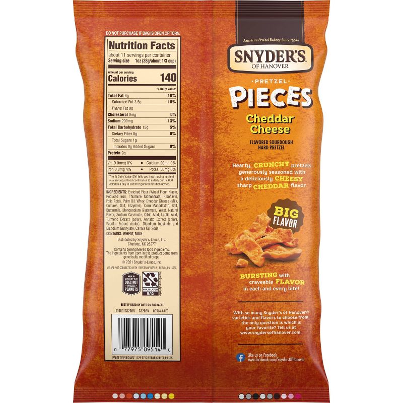 Snyder&#39;s of Hanover Pretzel Pieces Cheddar Cheese - 11.25oz, 5 of 7