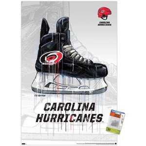 Trends International NHL Carolina Hurricanes - Drip Skate 21 Unframed Wall Poster Prints - 1 of 4