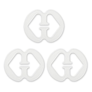 Allegra K Women's Bra Shoulder Strap Clips Buckles Bra Strap Anti-Slip Buckles Straps - 1 of 4