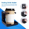 GSE Cup Holder, Adjustable Folding Wall Cup Holder with Screws for Wall, Table, Deck, Car, Van, Truck, RV, Camper - 4 of 4