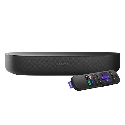 Roku Streambar | HD/4K/HDR Streaming Media Player & Premium Audio, All in One, and Voice Remote with TV controls