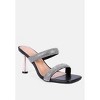 Dolls Rhinestone Embellished Slip On Sandals Women - 2 of 4
