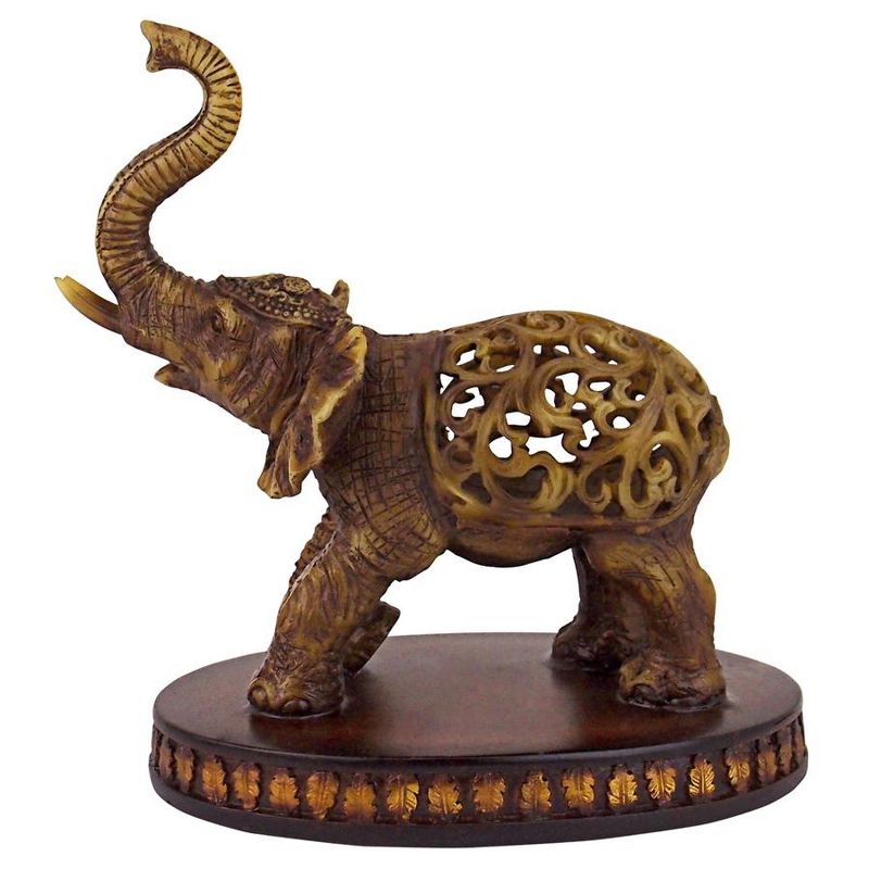 Design Toscano Jali Elephant Sculpture (Small), 5 of 7
