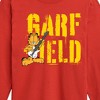 Boys' - Garfield - Grunge Long Sleeve Graphic T-Shirt - 2 of 4