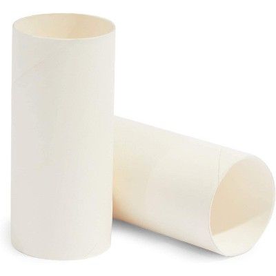 Bright Creations 36-Pack White Cardboard Tubes for Arts and Crafts, DIY Craft Paper Roll (1.6 x 3.9 in)