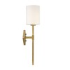 Savoy House Destin 1 - Light Wall Light in  Warm Brass - 4 of 4