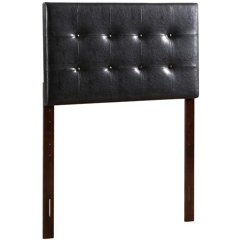 Passion Furniture Super Nova Twin Upholstered Tufted Panel Headboard, 2 of 7