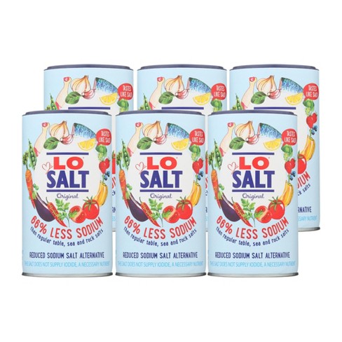 Salt 60% less Sodium