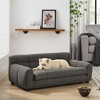 Sapphtopaz Cute Dog Bed for Dogs with Backrest&Armrests Comfy Dog Sofa with Durable Short Leg Soft Dog Couch for Pet - 3 of 4