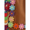 HalloweenCostumes.com Woodstock Flower Child Costume | Girls Retro Outfit - 2 of 4