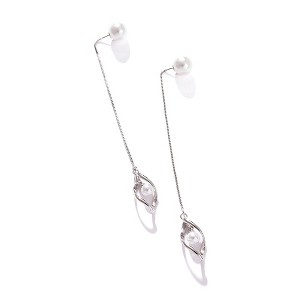 SOHI Women's Sleek Drop Earrings - 1 of 3