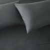 Kate Aurora Hotel Living Ultra Soft Microfiber Hypoallergenic Sheet Sets - Charcoal, Twin - 4 of 4