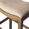Maven Lane Adrien Backless Saddle Kitchen Stool - 2 of 4