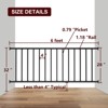 Flat Railing Kit for Deck Metal Guard Rail Kit with Balusters, Black Deck Railing and Porch Railing Kit for Residential and Commercial Use - image 2 of 4