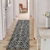 Modern Area Rug Machine Washable Moroccan Geometric Rug Farmhouse Boho Rug - 2 of 4