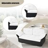 NicBex Queen Size Convertible Sofa Bed Loveseat Couch with Thicked Cushions & Side Storage,Color Blocking Sleeper Sofa for Living Room,Bedroom - 4 of 4