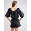Women's Zelle Peasant Top - Self Contrast - 2 of 3