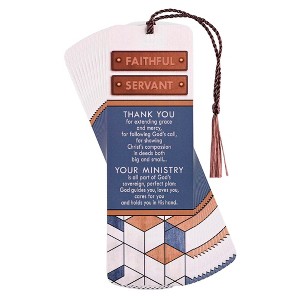 Dicksons Inspirational Tassel Bookmark for Books and Novels 2 x 6 Cardstock Thank You Pastor - Pack of 12 - 1 of 1