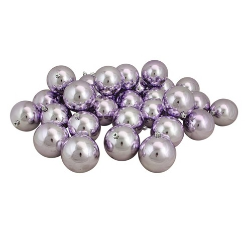 Vickerman 32ct Shiny Shatterproof Christmas Ball Ornament Set 3.25 ...