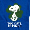 Men's - Peanuts - Too Cute To Pinch Short Sleeve Graphic T-Shirt - 2 of 4