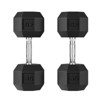 PVC Hex Dumbbell Weight Set, Multiple Sizes Exercise & Fitness Dumbbells, 45LBS x2 Pairs for Muscle Toning - 2 of 4