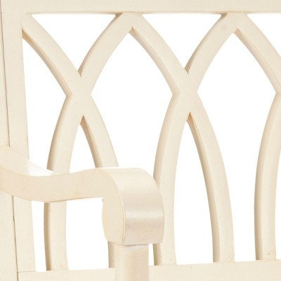 Transitional Gothic-Inspired White Pine Bench - 40"