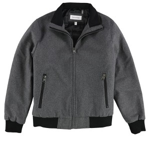 Calvin Klein Mens Wool Blend Bomber Jacket - 1 of 2