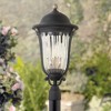 Minka Lavery Vintage Outdoor Post Light Fixture Sand Coal 25" Clear Seedy Glass for Exterior Barn Deck House Porch Yard Patio - 2 of 3