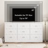 Jojoka 63 Inch 9 Drawer Dresser with Power Outlet Modern Storage Organizer for Bedroom Living Room,Hallway or Office - 3 of 4