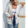 Coolmee Women's Cardigans Soft Knit Cardigan Sweater with Pockets - 2 of 4