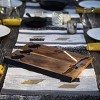 NFL San Francisco 49ers Delio Acacia Wood Cheese Cutting Board and Tool Set - 4 of 4