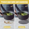 Itopfox Trivets for Hot Dishes, Kitchen Hot Pads, Heat Resistant Pot Holders Set of 4, Essential for Home and Kitchen Protection - 2 of 4