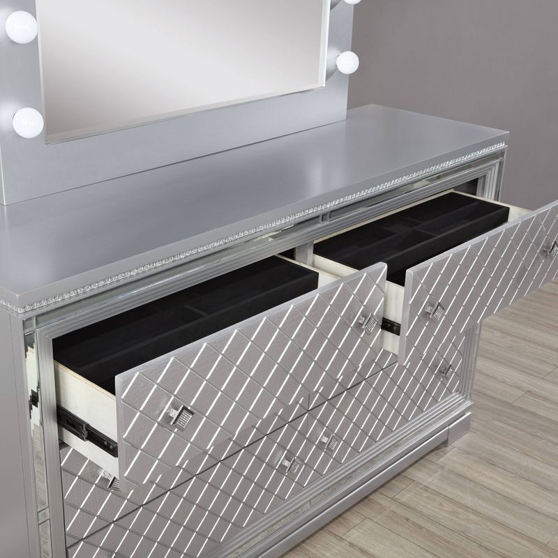 Tenaya 6 Drawer Dresser Silver - HOMES: Inside + Out, 4 of 7