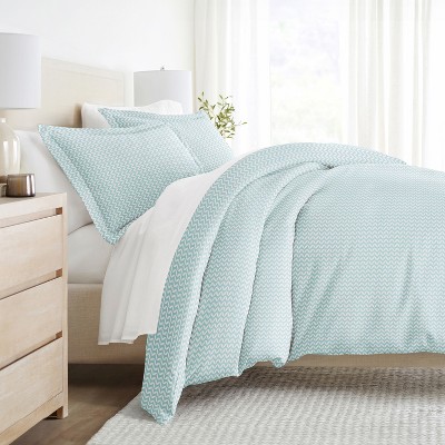 Chevron & Polka Dots Pattern Premium  3PC Duvet Cover & Shams Set, Ultra Soft, Easy Care - Becky Cameron