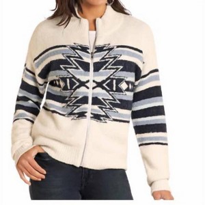Women's Boucle Southwest Sweater - Panhandle - 1 of 2
