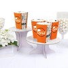 Big Dot of Happiness Orange Graduation Party Favor Popcorn Treat Boxes - Set of 12 - 3 of 4