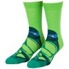 Mens Teenage Mutant Ninja Turtles Leo and Mikey Crew Socks 2-Pack - 4 of 4