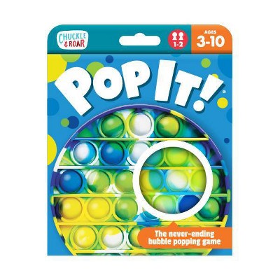 Photo 1 of 2-pack Chuckle  Roar Pop It! Blue-Green Tie Dye Bubble Popping and Sensory Game