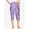 Dreams & Co. Plus Size Knit Sleep Capri - 3 of 4