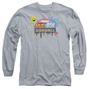 Men’s Amazing World Of Gumball Sunshine Long Sleeve T-Shirt - 1 of 4