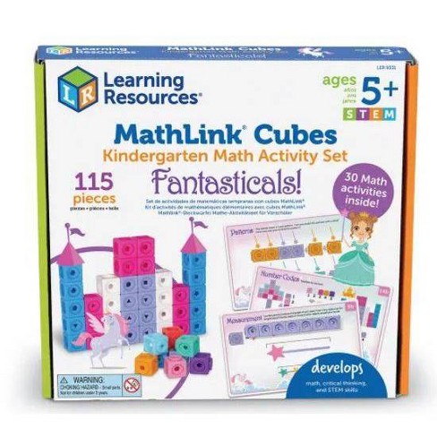 Mathlink Cubes Kindergarten Math Activity Set Fantasticals - Learning Resources : Target