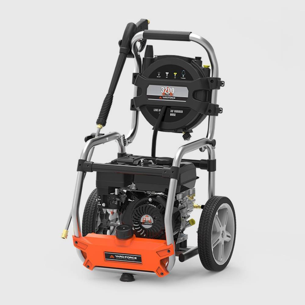 Yard Force YF3200 3200 PSI 2.5 GPM Gas Power Pressure Washer with Hose Reel
