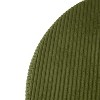 Kumasinova 30.2"On-Trend Round Fluffy Corduroy Ottoman with Plywood Frame,Coffee Table Ottoman Accent Footrest Ottoman for Living Room - 2 of 4