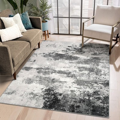 Abstract Area Rug Washable Rug Modern Luxury Rugs for Living Room Abstract Area Rug for Bedroom Dinning Room Non Slip Abstract Floor Carpet