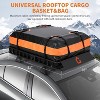 Roof Rack,Heavy Duty Car Rooftop Cargo Carrier Basket with Cargo Net,Luggage Holder with Extension for Universal,Pick Up Trucks - 2 of 4