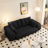 78.7'' Teddy Foldable Sofa Bed with Foam Filling and Multi-Functional 3-in-1 Design - 3 of 4