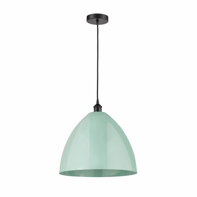 Plymouth Dome - 1 Light Cord Hung Mini Pendant In Industrial Style-18.75 Inches Tall and 16 Inches Wide