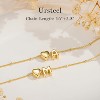 Personalized Heart Initial Necklace 14K Gold Plated Christmas Present T - 4 of 4